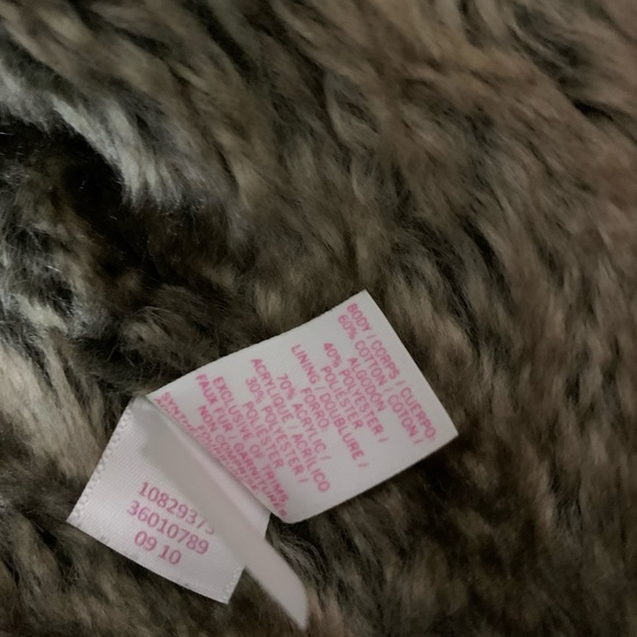 PINK VS VINTAGE BLING LOVE PINK FUR HOODIE MEDIUM - Picture 8 of 12